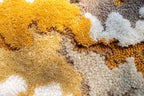 Broderie au poinçon « Conte d'automne » | Art textile texturé | Broderie artisanale