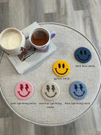 Sous-bocks faits main en coton et acrylique pour tasses, décoration de bureau, 4-5 pouces