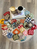 Sous-bocks faits main en coton et acrylique pour tasses, décoration de bureau, 4-5 pouces