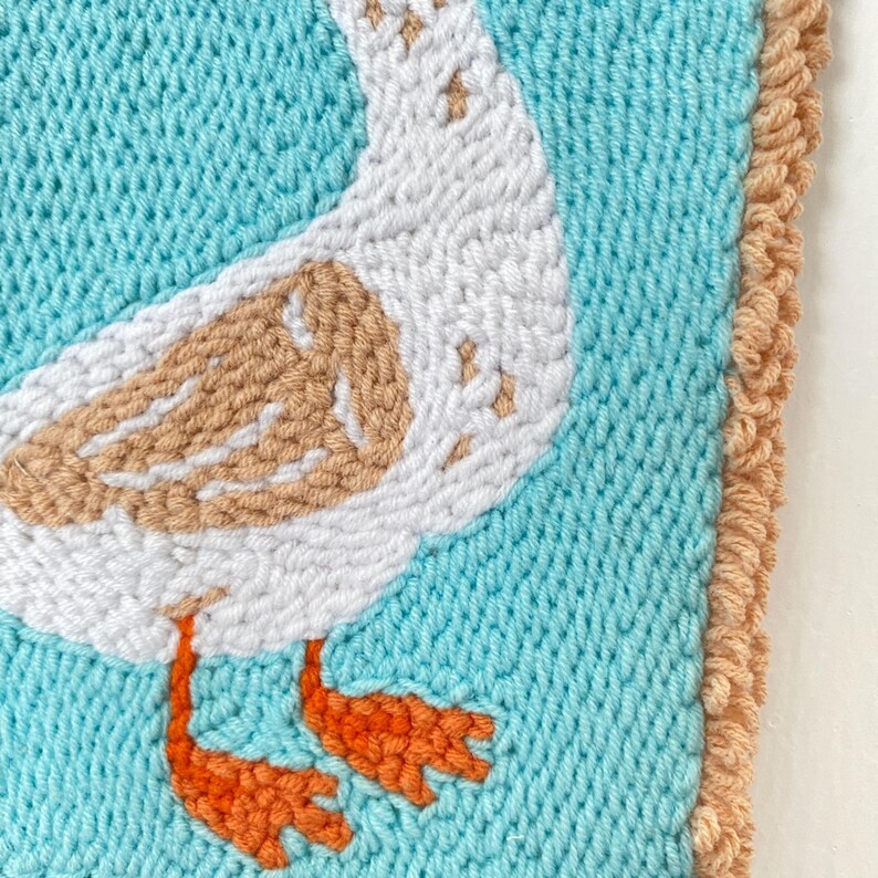 Lot de 2 décorations murales textile grenouille et oie, art mural pour chambre d'enfant, panneaux en tissu fait main