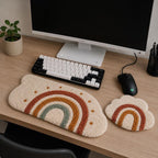 Repose-poignets texturés pour aiguilletage, support clavier et souris, tapis de bureau confortable